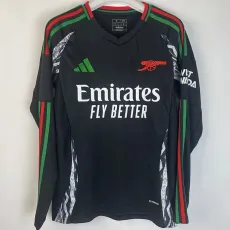 2024/25 ASN Away Black Fans Long Sleeve Soccer jersey