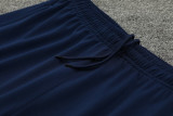 2024 Brazil Azure Kids Half Pull Tracksuit