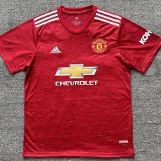 2020/21 Man Utd Home Yellow Fans Soccer jersey