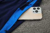 2024 Italy White Kids Half Pull Tracksuit