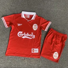 1996/97 LIV Home Red Retro Kids Soccer jersey