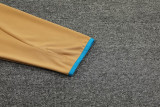 2024 Argentina Yellow Kids Half Pull Tracksuit