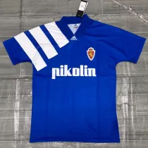 1992/93 Zaragoza Away Blue Retro Soccer jersey