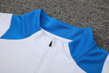 2024 Italy White Kids Half Pull Tracksuit