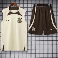 2024/25 Corinthians Yellow Training Shorts Suit