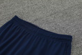 2024 Brazil Azure Kids Half Pull Tracksuit