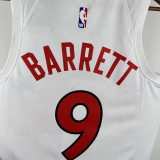 2022/23 RAPTORS BARRETT #9 White NBA Jerseys
