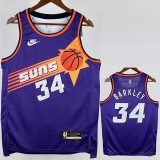 2022/23 SUNS BARKLEY #34 Purple NBA Jerseys