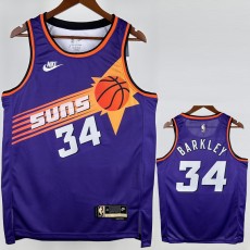 2022/23 SUNS BARKLEY #34 Purple NBA Jerseys