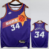 2022/23 SUNS BARKLEY #34 Purple NBA Jerseys