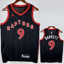 2022/23 RAPTORS BARRETT #9 Black NBA Jerseys