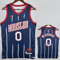 2022/23 ROCKETS WESTBROOK #0 Dark Blue NBA Jerseys