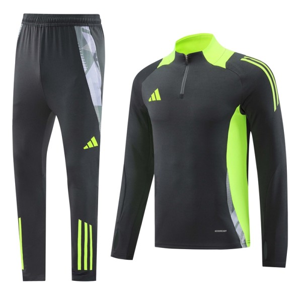 2024 Black Half Pull Tracksuit