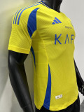 [PLAYER] 2024/25 Al Nassr FC Home Yellow Player Soccer jersey