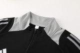 2024 Black Half Pull Tracksuit