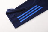 2024 Blue Half Pull Tracksuit