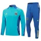 2024/25 Ajax Blue Half Pull Tracksuit