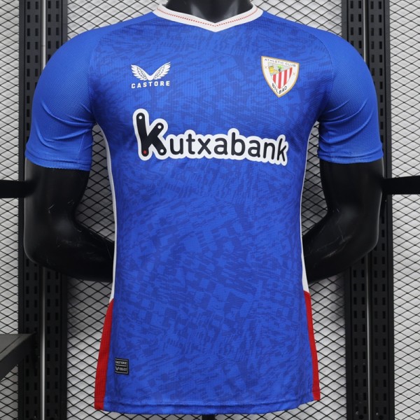 2024/25 Bilbao Away Blue Player Soccer jersey