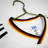 1986 Germany Home White Retro Soccer jersey