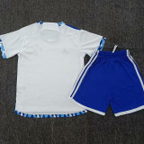 2024/25 Cruzeiro Away White Fans Kids Soccer jersey