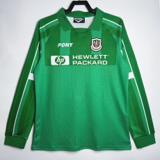 1997/99 TOT GKG Green Retro Long Sleeve Soccer jersey