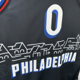 2020/21 76ERS MAXEY #0 Black NBA Jerseys