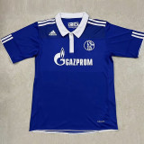 2010/11 FC Schalke 04 Home Blue Retro Soccer jersey