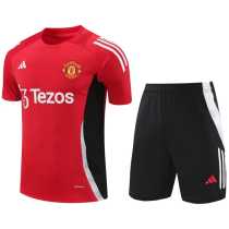 2024/25 Man Utd Red Training Shorts Suit