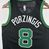 2022/23 CELTICS PORZINGIS #8 Black NBA Jerseys