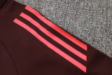 2024/25 Bayern Crimson Half Pull Tracksuit
