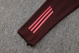 2024/25 Bayern Crimson Half Pull Tracksuit