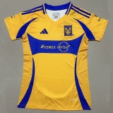 2024/25 Tigres UANL Home Yellow Fans Women Soccer jersey