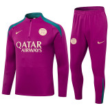 2024/25 PSG Pink Half Pull Tracksuit