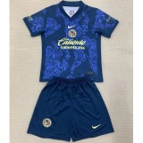 2024/25 Club America Away Dark Blue Fans Kids Soccer jersey