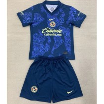 2024/25 Club America Away Dark Blue Fans Kids Soccer jersey