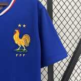 2024 France Home Blue Fans Soccer jersey