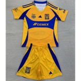 2024/25 Tigres UANL Home Yellow Fans Kids Soccer jersey