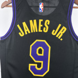 2022/23 LAKERS JAMES JR. #9 Black NBA Jerseys