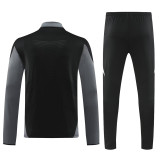 2024/25 Man Utd Black Half Pull Tracksuit