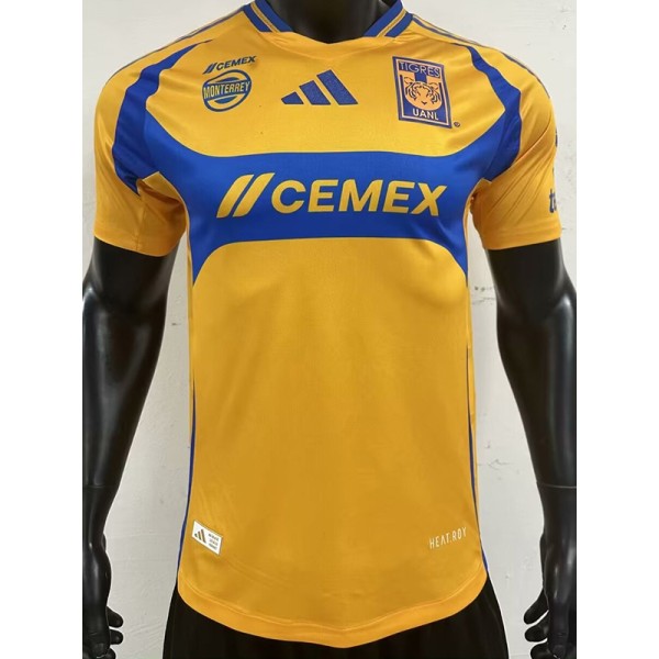 2024/25 Tigres UANL Home Yellow Player Soccer jersey