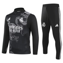 2024/25 R MAD Black Half Pull Tracksuit