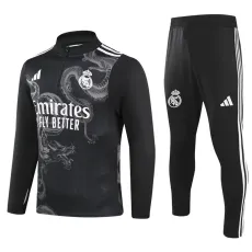 2024/25 R MAD Black Half Pull Tracksuit