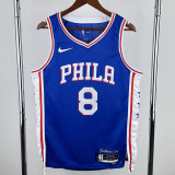 2022/23 76ERS GEORGE #8 NBA Jerseys