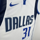 2022/23 MAVERICKS THOMPSON #31 White NBA Jerseys