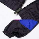 2024/25 Marseille Black Windbreaker