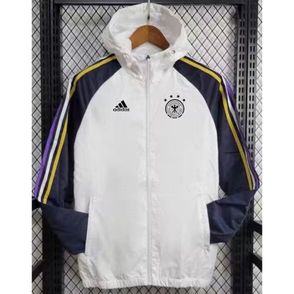 2024 Germany White Windbreaker