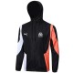 2024/25 Marseille Black Windbreaker