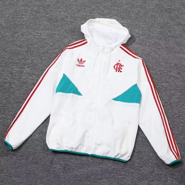 2024/25 Flamengo White Windbreaker