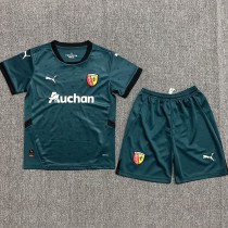 2024/25 RC Lens Third Green Fans Kids Soccer jersey