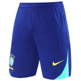 2024 Brazil Blue Fans Soccer Shorts